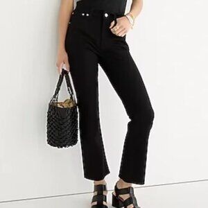J. Crew Classic Black Cropped Jeans